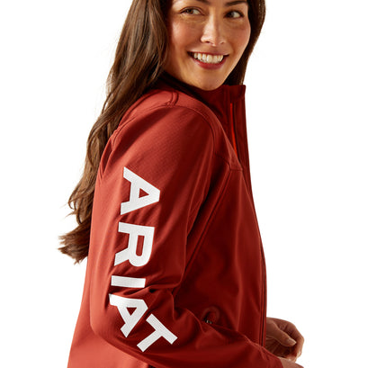 Chamarra Ariat New Team Softshell Fired Brick
