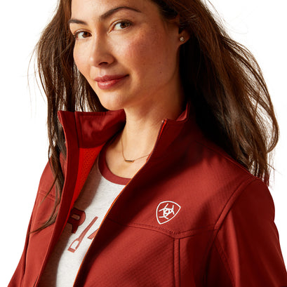 Chamarra Ariat New Team Softshell Fired Brick