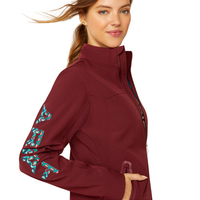 Chamarra Ariat New Team Softshell Tawny Port