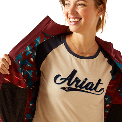 Chamarra Ariat New Team Softshell Tawny Port