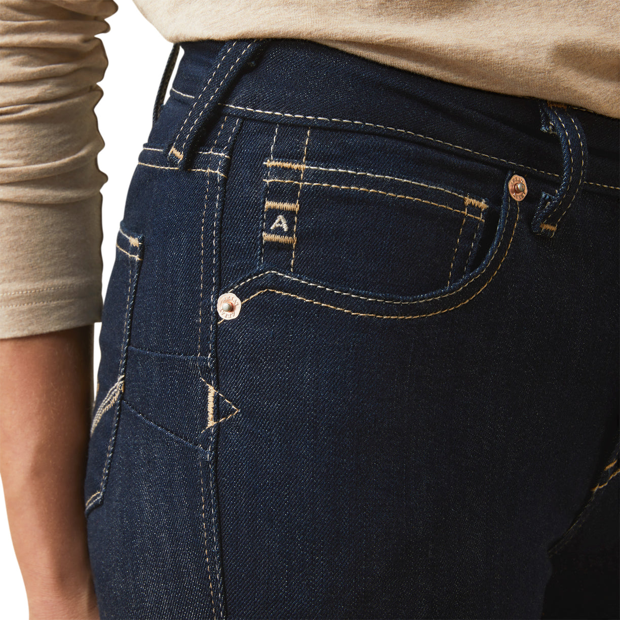 Jeans Ariat R.E.A.L. Selma Tiro Alto Corte de Bota