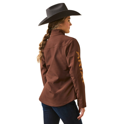 Chamarra Ariat Softshell Team Logo Chimayo Chocolate