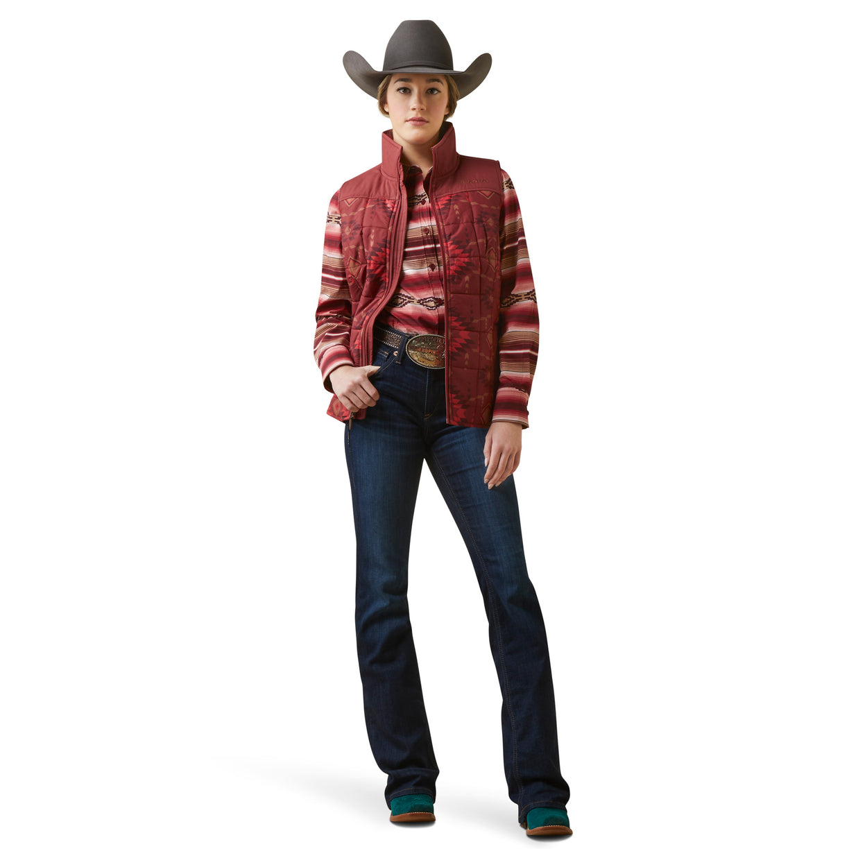 Chaleco Ariat Crius Insulated Burnt Rose