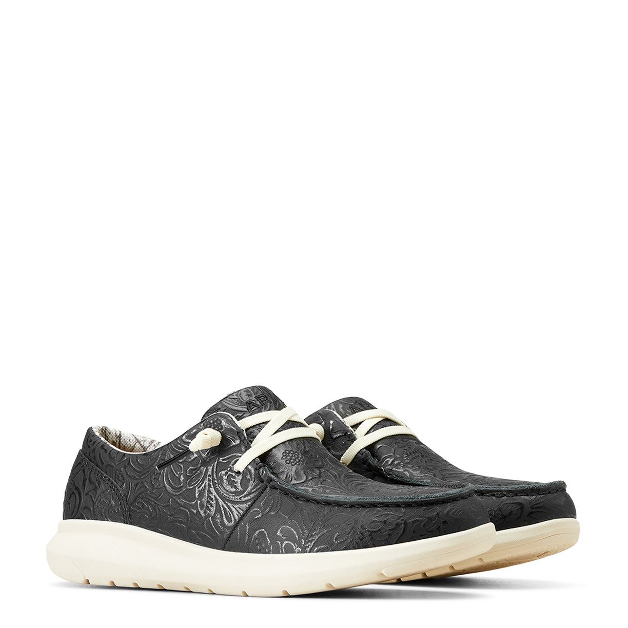 Calzado Ariat Hilo Relieve Floral Negro