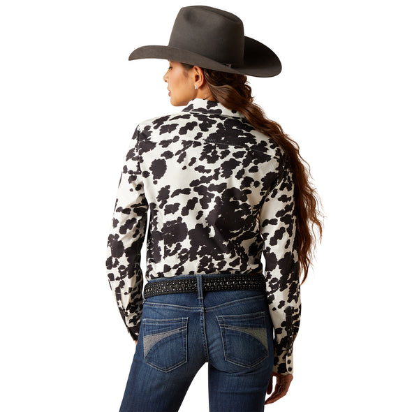 Camisa Ariat Libre De Arrugas Team Kirby Stretch Cow