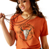 Playera Ariat Bison Skull