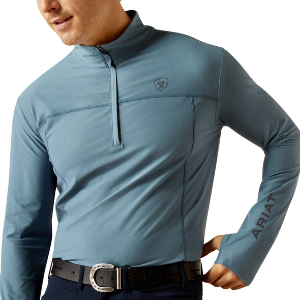 Lowell 3.0 1/4 Zip Baselayer Bluestone