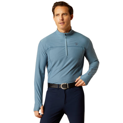 Lowell 3.0 1/4 Zip Baselayer Bluestone