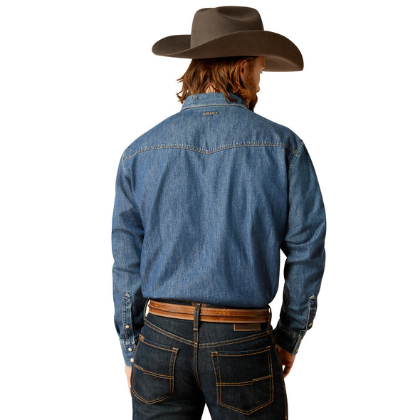 Camisa Ariat Team Mezclilla