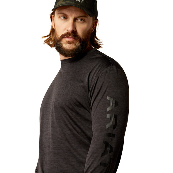 Playera Ariat Manga Larga Charger Logo