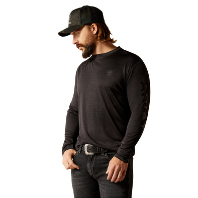 Playera Ariat Manga Larga Charger Logo