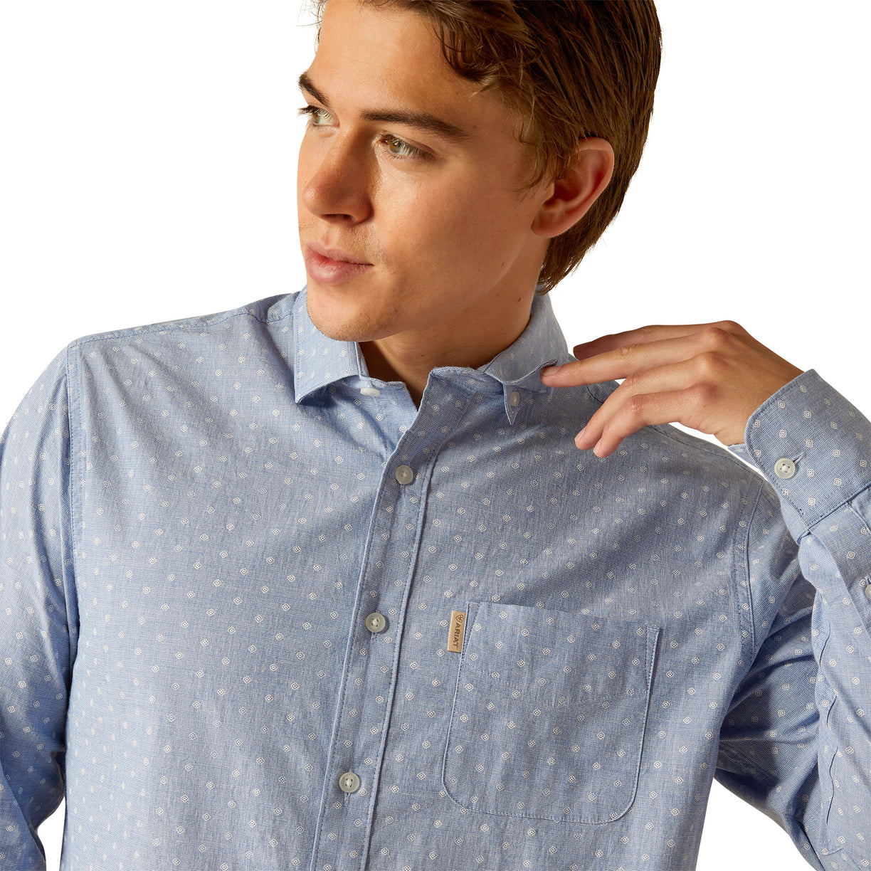 Camisa Ariat Memphis Corte Moderno