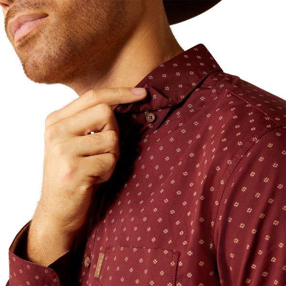 Camisa Ariat Mckinley Corte Moderno