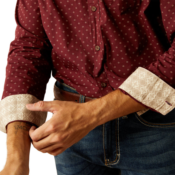 Camisa Ariat Mckinley Corte Moderno