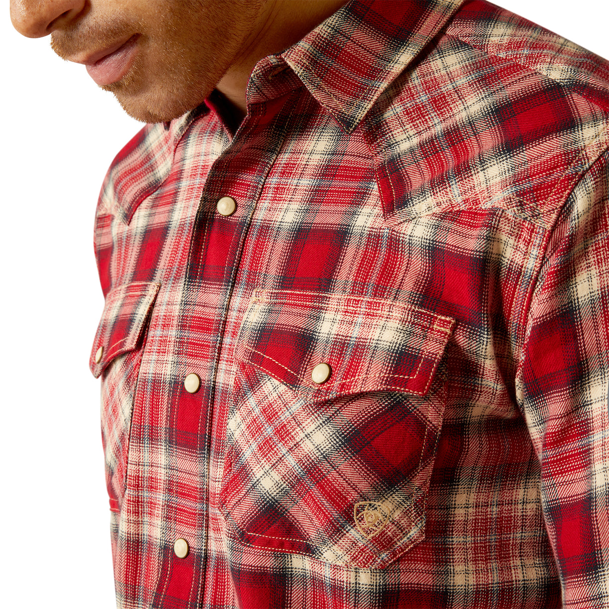 Camisa Ariat Herschel Corte Retro