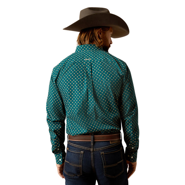 Camisa Ariat Libre De Arrugas Grover Corte Fitted