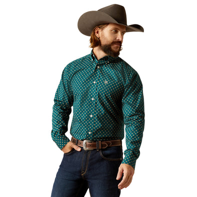 Camisa Ariat Libre De Arrugas Grover Corte Fitted