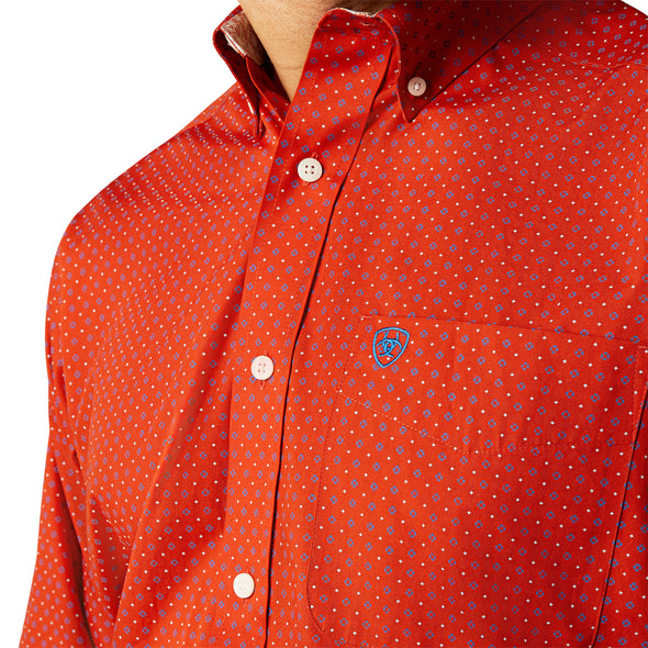 Camisa Ariat Libre De Arrugas Lucian Corte Clásico