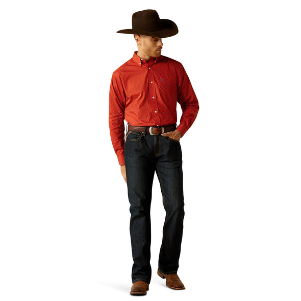 Camisa Ariat Libre De Arrugas Lucian Corte Clásico