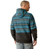 Sudadera Ariat Color Block Turquesa