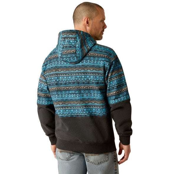 Sudadera Ariat Color Block Turquesa