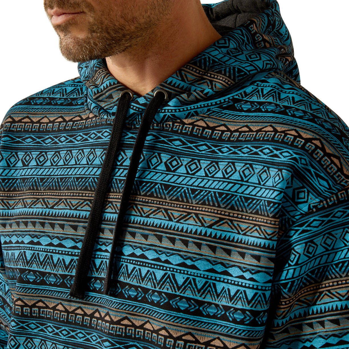 Sudadera Ariat Color Block Turquesa