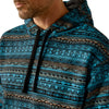 Sudadera Ariat Color Block Turquesa