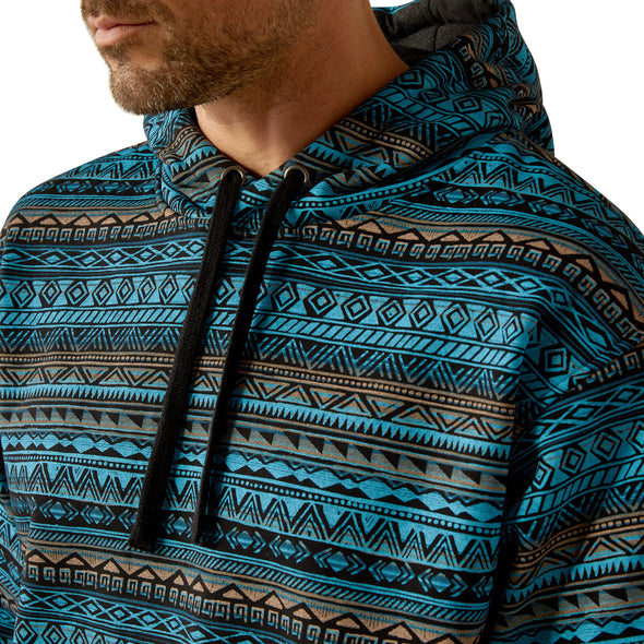 Sudadera Ariat Color Block Turquesa