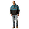 Sudadera Ariat Color Block Turquesa