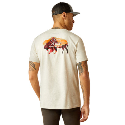 Playera Ariat Bison Landscape