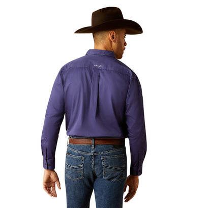 Camisa Ariat Team Logo Twill Zafiro Corte Clásico