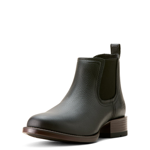 Bota Vaquera Ariat Booker Chelsea Punta Redonda Negro