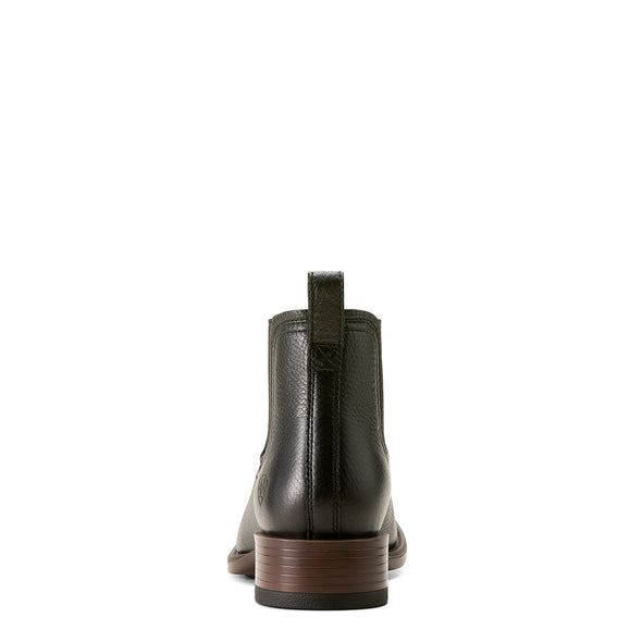 Bota Vaquera Ariat Booker Chelsea Punta Redonda Negro