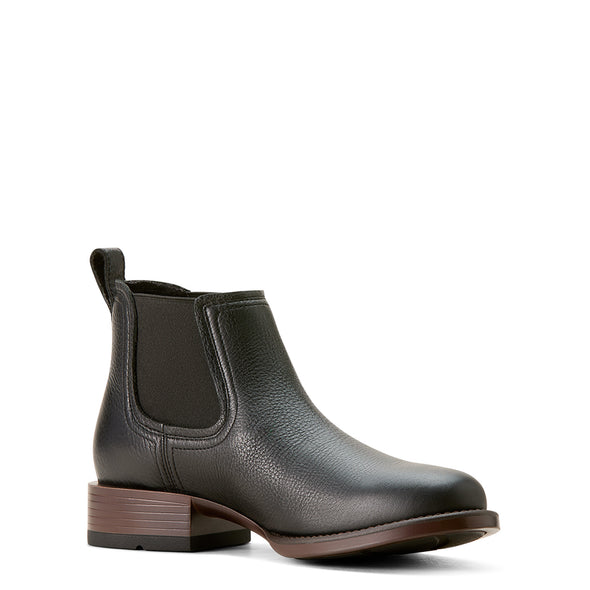 Bota Vaquera Ariat Booker Chelsea Punta Redonda Negro