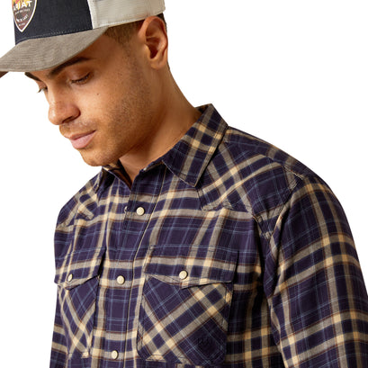 Camisa Ariat Hayes Corte Retro