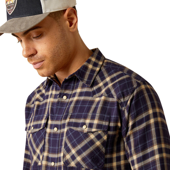 Camisa Ariat Hayes Corte Retro