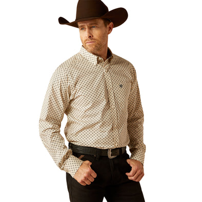 Camisa Ariat Libre De Arrugas Fraiser Corte Fitted