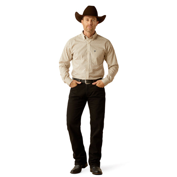 Camisa Ariat Libre De Arrugas Fraiser Corte Fitted