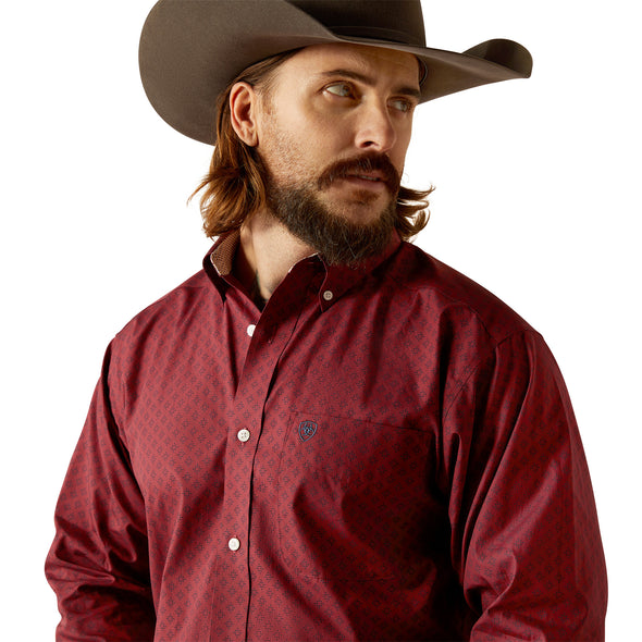 Camisa Ariat Libre De Arrugas Issac Corte Clásico