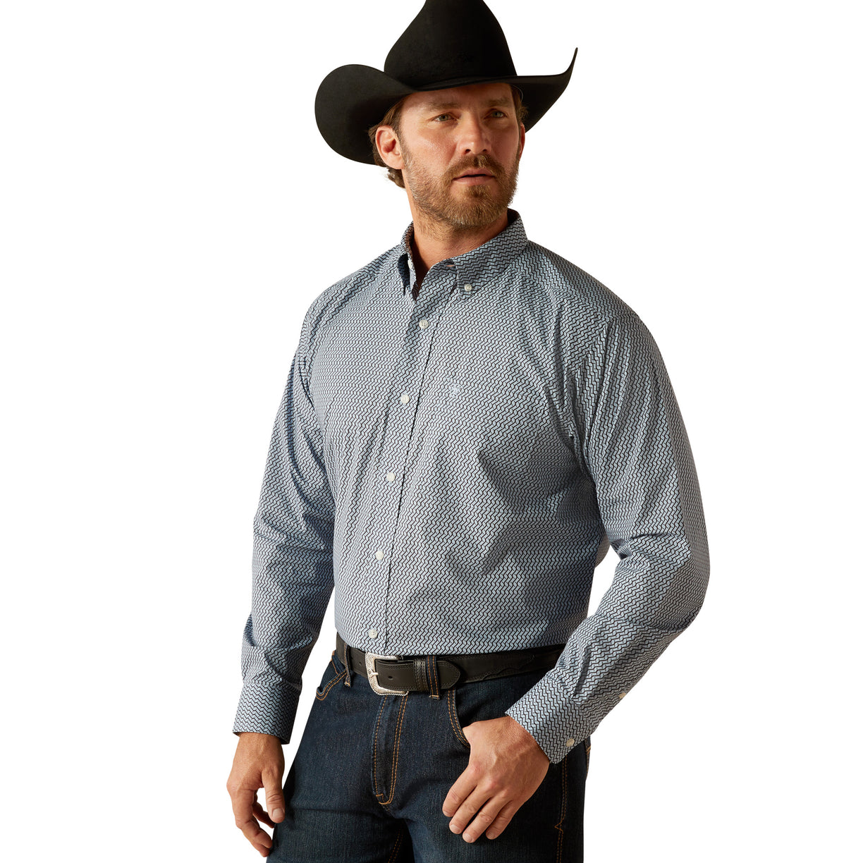 Camisa Ariat Cruz Corte Clásico