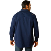 Camisa Ariat Work Rebar Washed Twill Navy