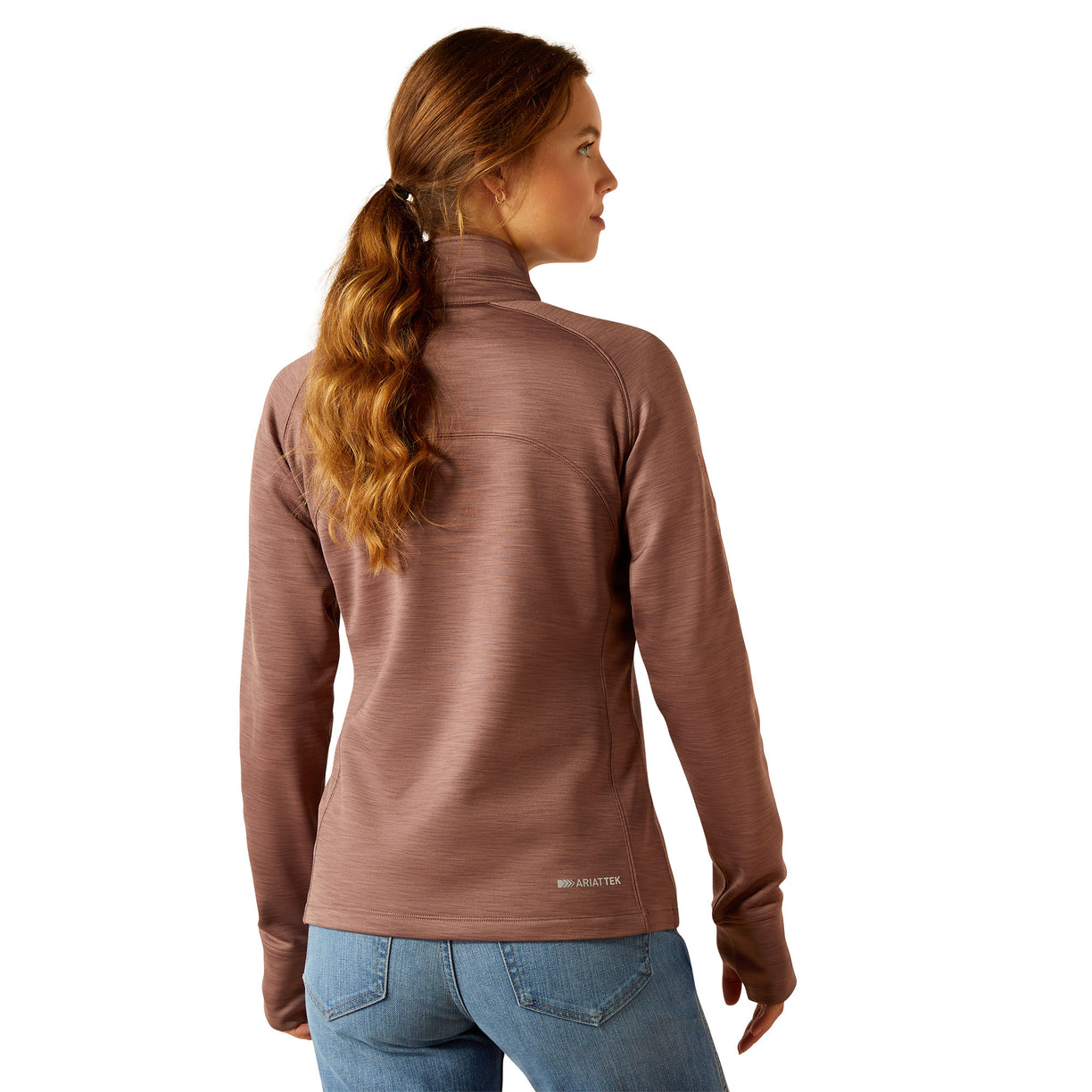 Suéter Ariat Tek Team Cremallera 1/2 Mauve