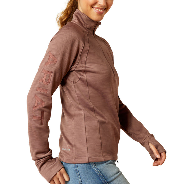 Suéter Ariat Tek Team Cremallera 1/2 Mauve