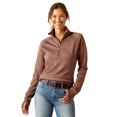 Suéter Ariat Tek Team Cremallera 1/2 Mauve
