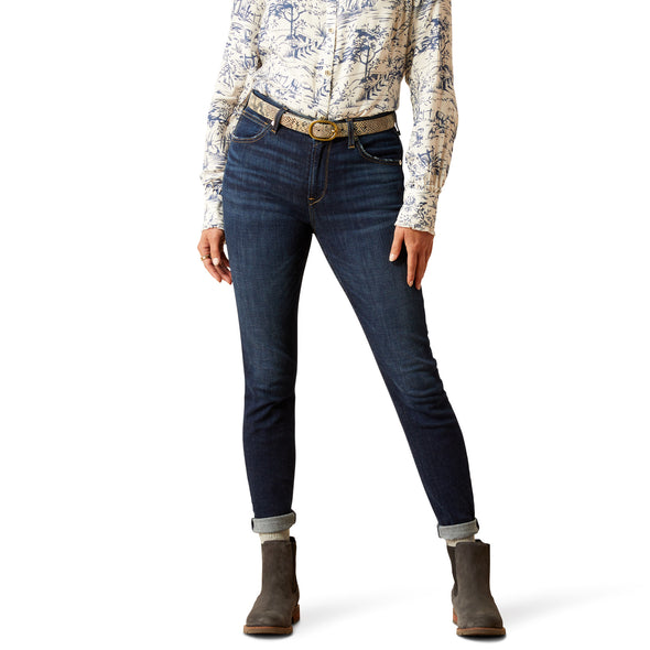 Jeans Ariat Bridle Tiro Alto Skinny