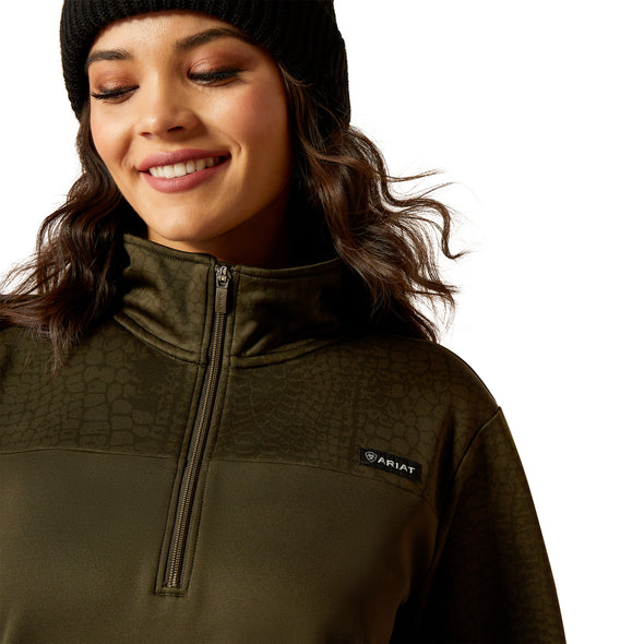 Sudadera Ariat Polar Tek Verde