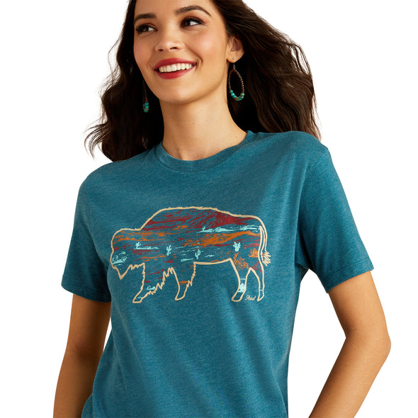 Playera Ariat Bison Ranch