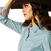 Camisa Ariat Libre De Arrugas Kirby Stretch Capri Stripe