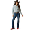Camisa Ariat Libre De Arrugas Kirby Stretch Capri Stripe