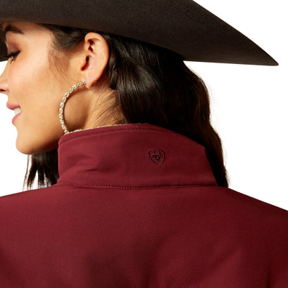 Chamarra Ariat Softshell Berber Back Tawny Port